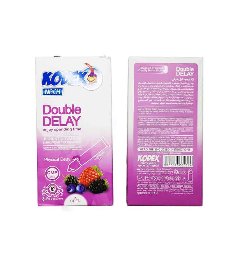کاندوم تاخیری دوبل ناچ مدل Double Delay بسته 10 عددی